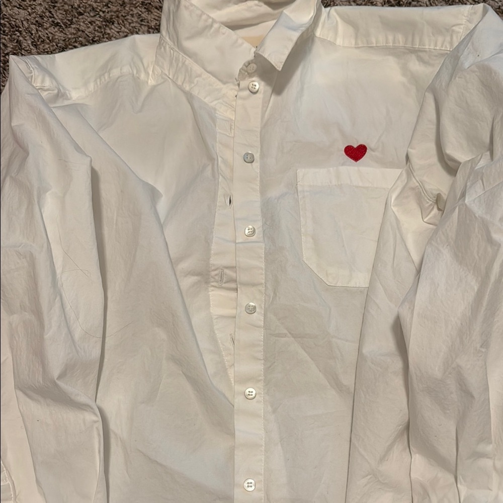 Sezane Heart Shirt